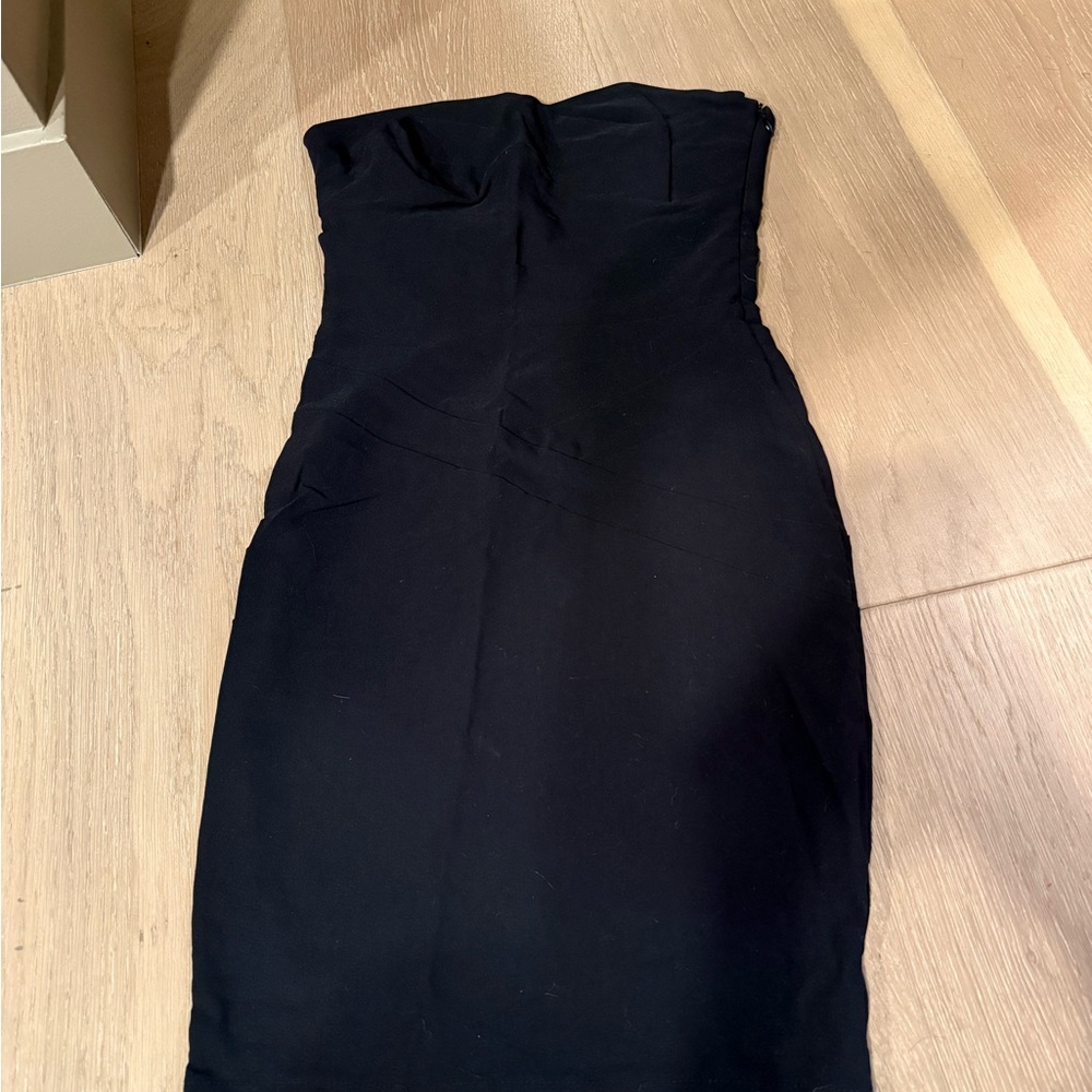 Zara Classic Black Strapless Dress